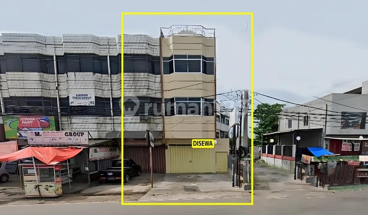 Sewa Ruko 3 Lantai Pinggir Jalan Yos Sudarso