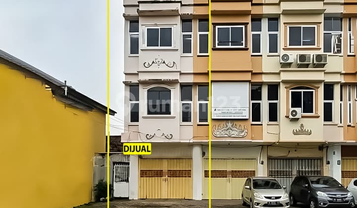Ruko Dijual Murah 3 Lantai Pinggir Jalan Teuku Umar