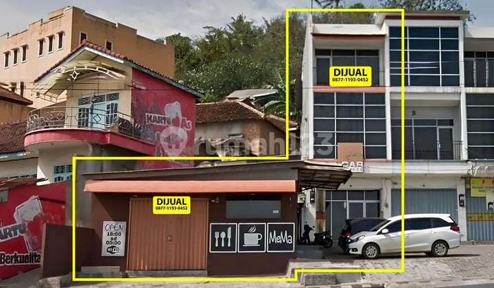 Jual Murah Ruko 3 Lantai dan Kios Pinggir Jalan Gajah Mada