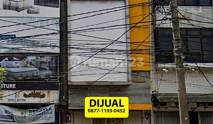 Jual Ruko 3 Lantai Pinggir Jalan Kartinii