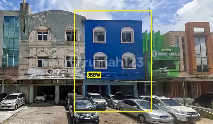 Sewa Ruko Gandeng 2 Pintu 3 Lantai Pinggir Jalan Antasari