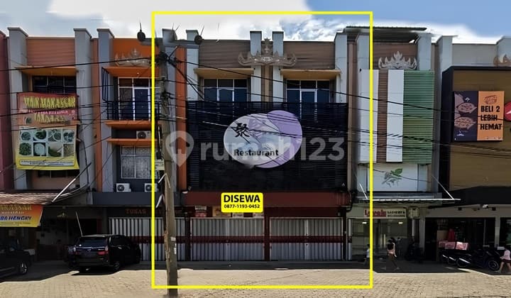 Ruko Resto Gandeng 2 Pintu 3 Lantai Jalan Wolter Monginsidi