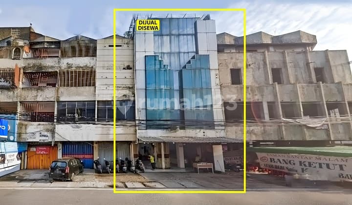 Jual Sewa Ruko Gandeng 2 Pintu 3 Lantai Jalan Malahayati