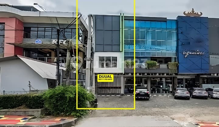 Jual Sewa Ruko 3 Lantai Pinggir Jalan Jendral Sudirman