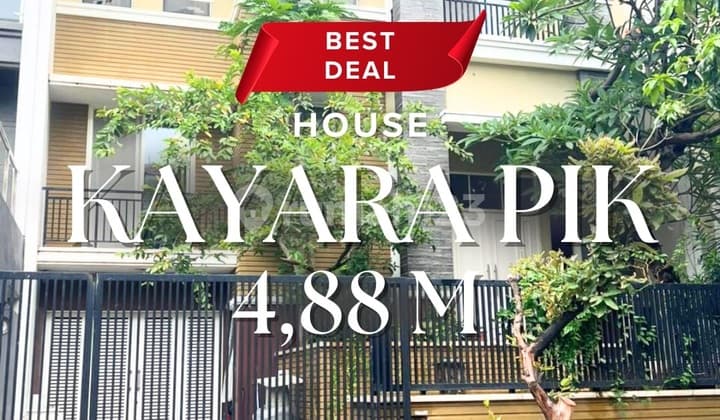 For Sale: PIK Kayara House, 2.5 Land Size, 150m² Building, Renovated to be Spacious in North Jakarta