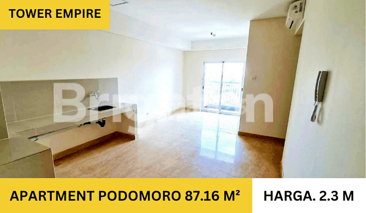 Apartment Podomoro, Tower Empire, Uk. 87,16 M², 3 BR Bed Room