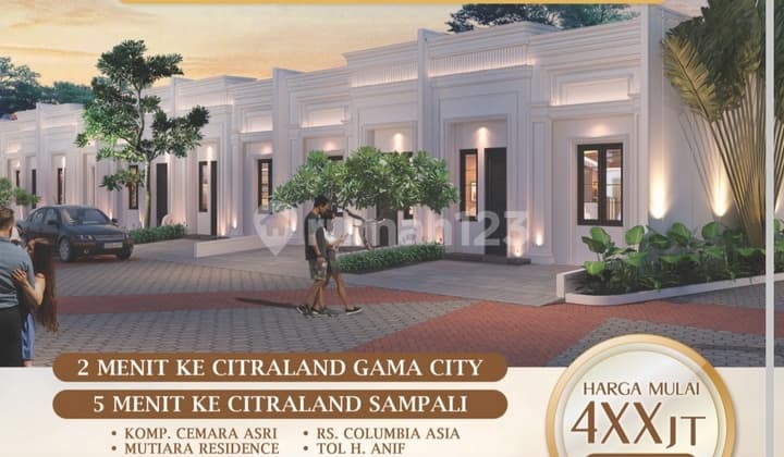 New House Ready to Live In. Price: 425 Million. Near Citraland Gama City.