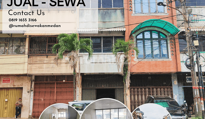 Jual Sewa. Ruko Bisnis. Jl. Sutrisno. Inti Kota Medan