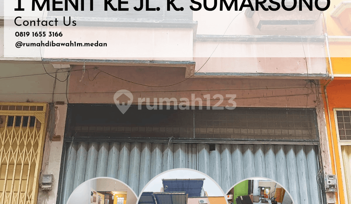Ruko Jl. Kapten Sumarsono Dalam, 1 Menit Ke Jl. Kapten Sumarsono