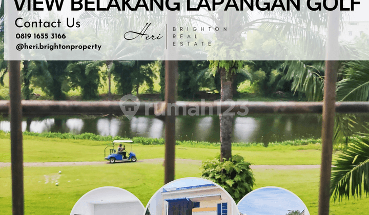 Rumah View Lapangan Golf. Komplek Graha Metropolitan. Lebar 10 M