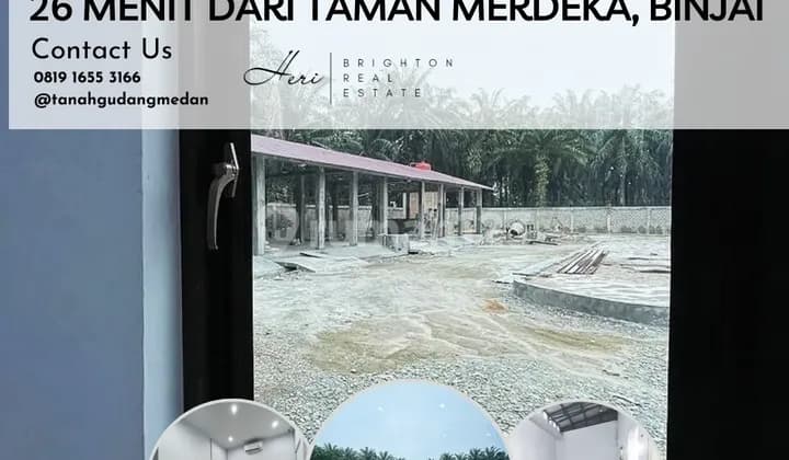 Bangunan Pabrik Baru. Dusun Tanjung, Selesai, Langkat