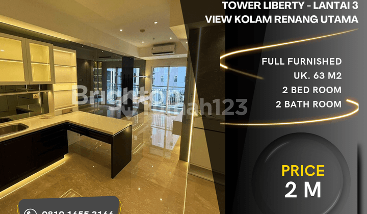 Apartment Podomoro. Uk.63 M2.full Furnished.2 Bedroom.2 Bath Room