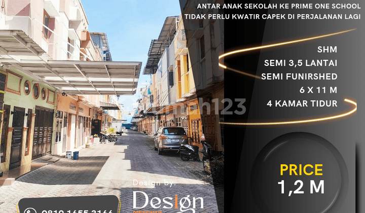 Rumah Komplek Jl. Brigjend Hamid, Katamso.dekat Prime One School