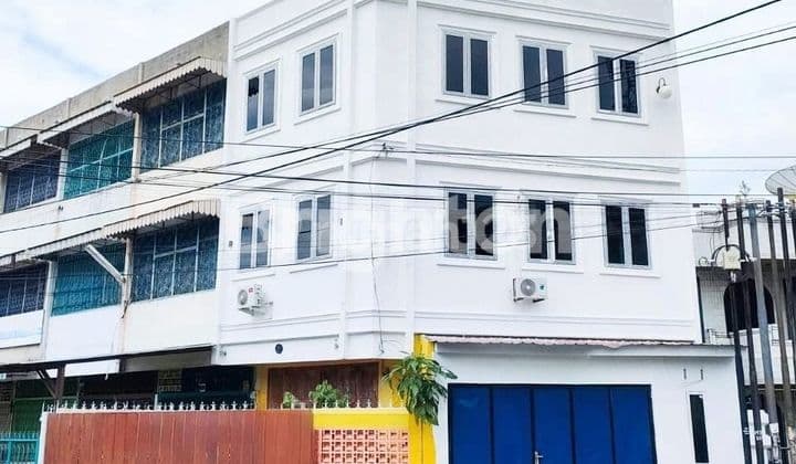Rumah / Ruko Hook Luas Inti Kota. Jl. Jambi - Jl. Gb. Joshua. Jalan Kaki Ke Sekolah Sutomo 1