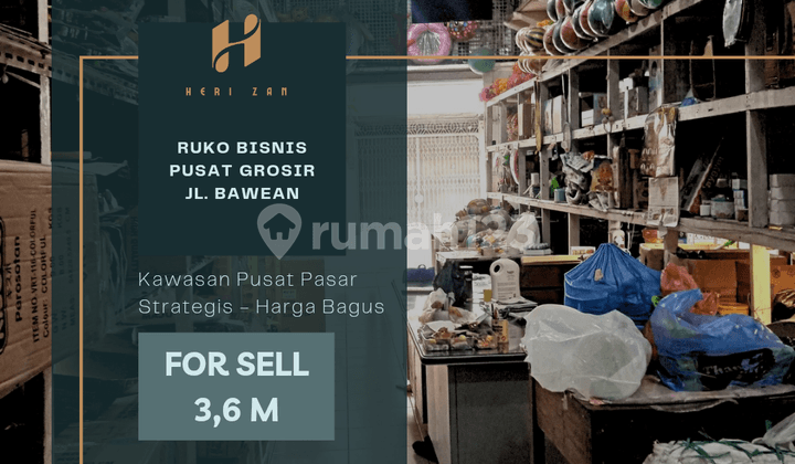 Ruko Jl. Bawean. Kawasan GrosirPusat Pasar Jl. Sutomo, Medan Mall