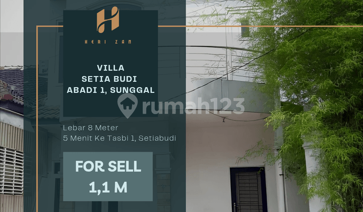 Komplek Setia Budi Abadi 1. Jl. Abadi, Sunggal. Lebar 8. Hook