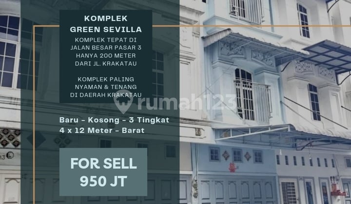 Komplek Green Sevilla. Komplek di Jalan Besar Pasar 3, Krakatau
