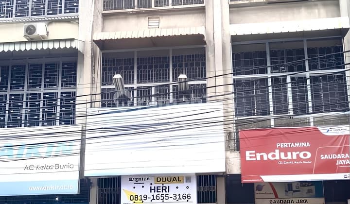 Ruko Jl. Wahidin. Sederetan Kwetiaw Ateng. Dekat Jl. Thamrin