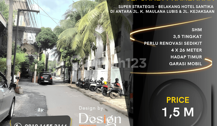 Ruko Jl. Candi Prambanan. Belakang Hotel ******** Lippo Mall