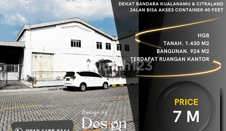 Kim Star Warehouse, Tanjung Morawa. Container Access. Near Kualanamu.