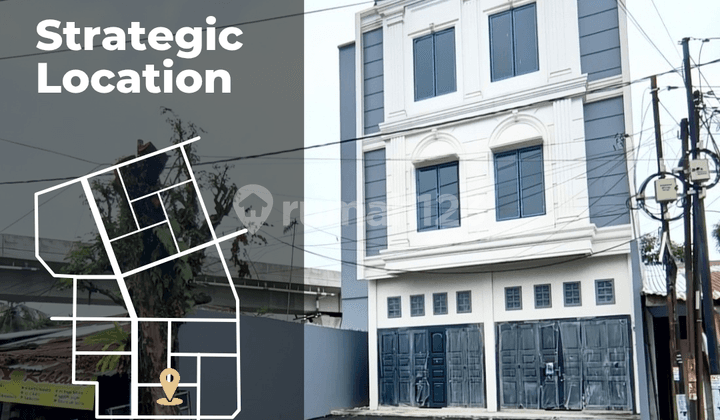 Ruko Baru Jl. Sekip. Space Parkir Panjang. Dekat Kampus Unpri