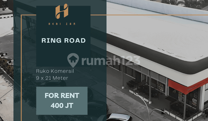 Ruko Komersil, Jl. Ring Road. Area Parkir Luas. Lokasi Strategis
