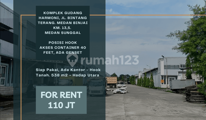 Gudang Harmoni, Jl. Bintang Terang, Medan Binjai Km 13,5 M. Hook