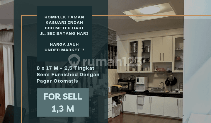 Komplek Taman Kasuari Indah, Sunggal. Inti Kota. Semi Furnished