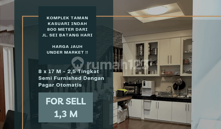 Komplek Taman Kasuari Indah, Sunggal. Inti Kota. Semi Furnished