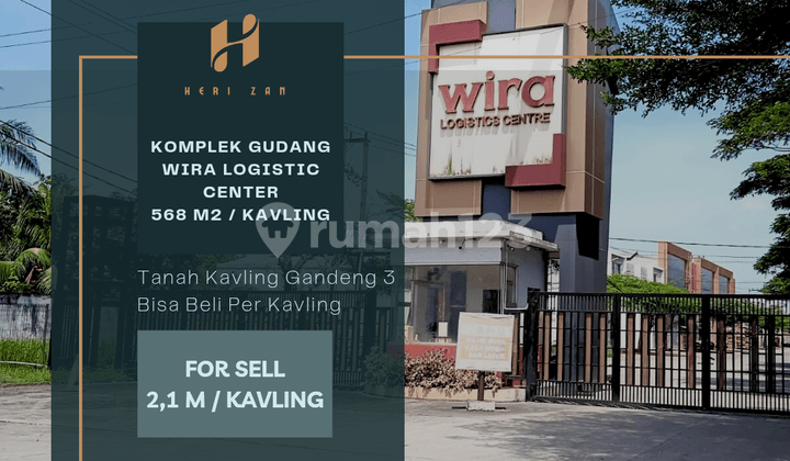 Wira Logistic Center, Tanjung Morawa. Three Connected Plots of Land.