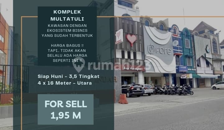 Komplek Multatuli. Under Market. Ekosistem Bisnis Sudah Terbentuk