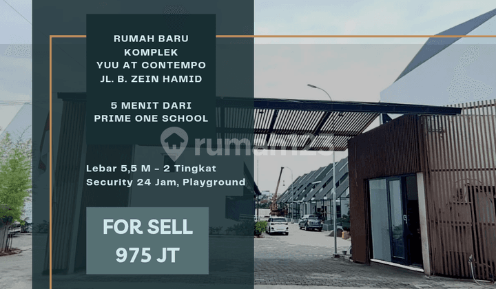 Rumah Baru. Komplek Yuu At Contempo. 5 Menit Ke Prime One School
