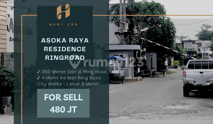 Asoka Raya Residence.350 M Dari Jl. Ring Road,4 Menit Ke Mall RCW