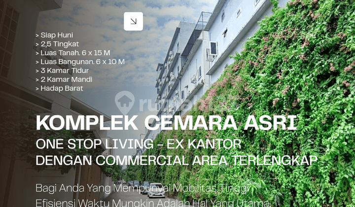 Cemara Asri Complex. One Stop Living. Complete Commercial Area