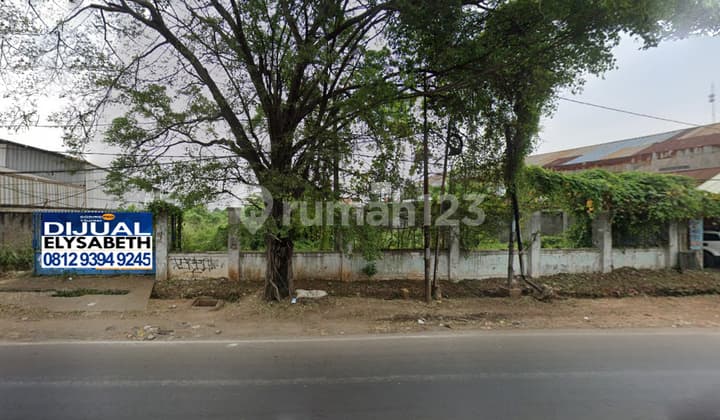Dijual Tanah 1800m2, Pinggir Jalan Raya, Strategis, Cocok untuk Pabrik/Gudang, Bekasi