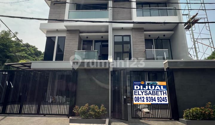For Sale New 3-Story House, 2 Flood-Free Units, Row 2 with Cars, Sunter