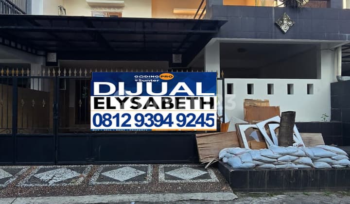 For Sale 2-Story House, 8 Meters Wide, Good Condition, Strategic Location, Near Kelapa Gading