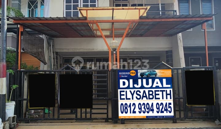 For Quick Sale: 2-Story House, 6x17 M, 2nd Row, South-Facing, Kelapa Gading
