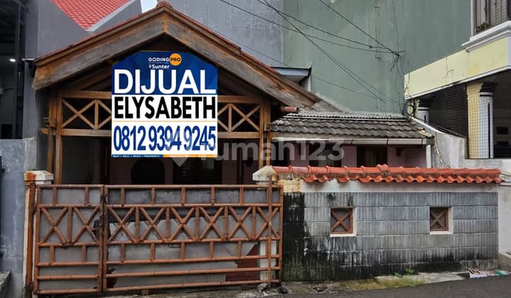 JUAL Cepat Rumah 1.5 Lt, Standar, Row 2 mbl, Bebas Banjir, BCS Kelapa Gading