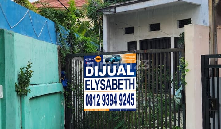 DIJUAL MURAH, Rumah hitung tanah saja, 142 m2, kelapa gading