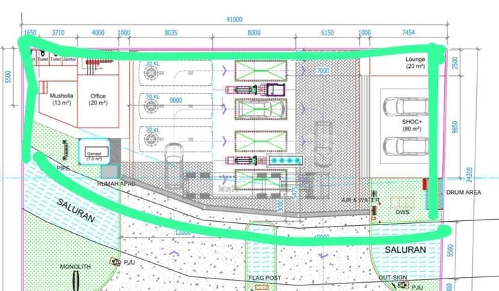 Tanah Raya Buduran Sidoarjo Lokasi Ramai, Dekat Mini Market