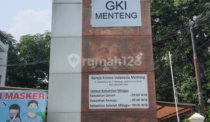 Quick Sale 600m2 Corner Land Next to GKI Menteng Church