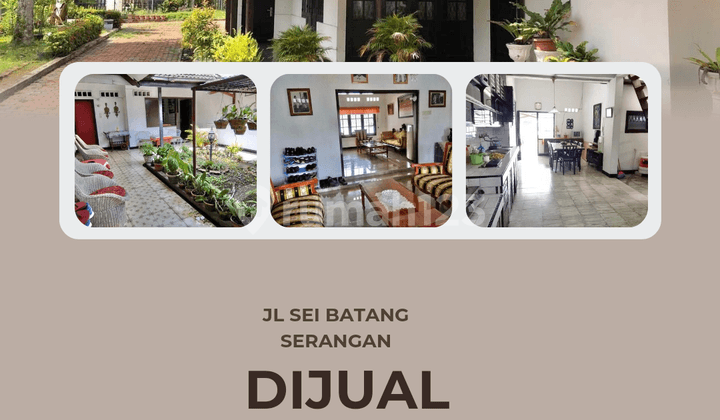 Dijual Villa Luas Dekat Inti Kota Jl Sei Batang Serangan Medan Baru