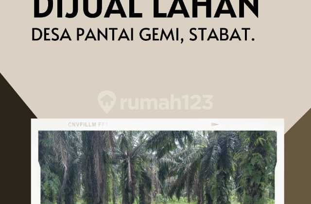 Dijual Tanah 14ha Daerah Pantai Gemi Stabat Langkat