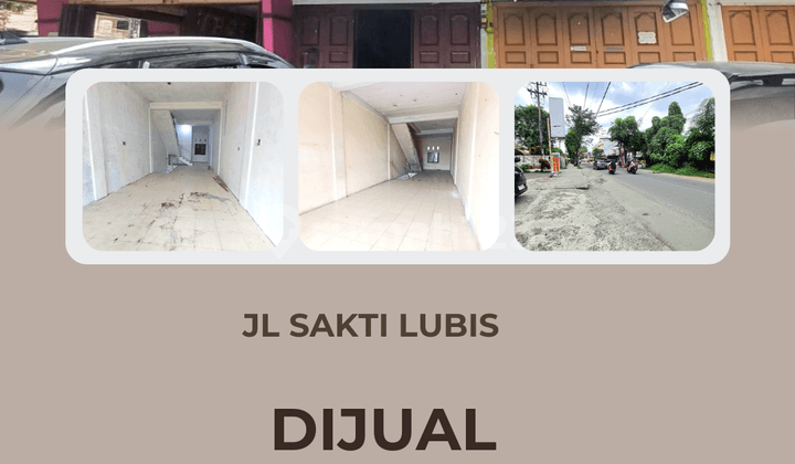 For Sale Business Shop in Commercial Area, Jl Sakti Lubis Medan Amplas