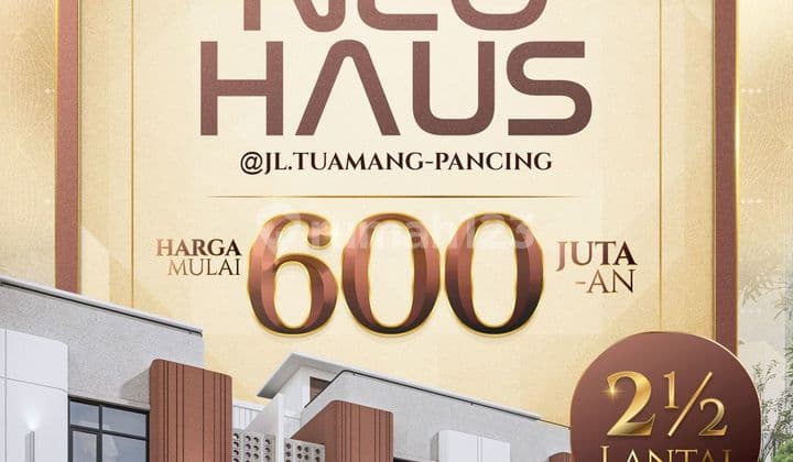 Jual Neo Haus Jl Tuamang Daerah Jl Pancing Medan