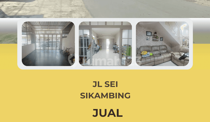 Dijual Rumah Inti Kota Jl Sei Sikambing Adam Malik Medan