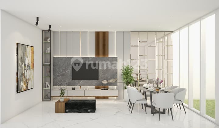 Turun Harga! Rumah Baru Luxury Mekar Wangi Cluster Depan Bonus Kitchen