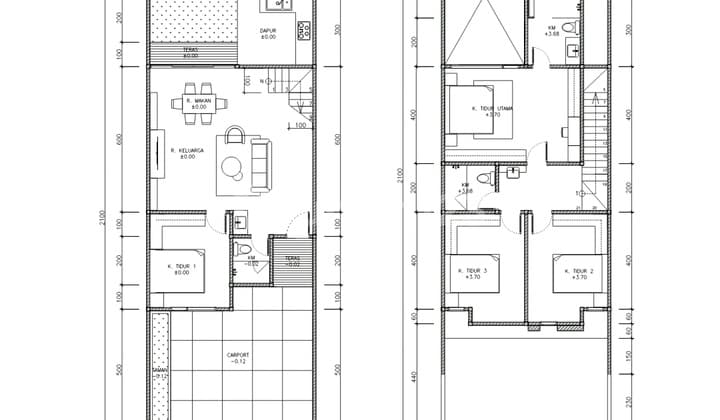 Turun Harga! Rumah Baru Luxury Mekar Wangi Cluster Depan Bonus Kitchen