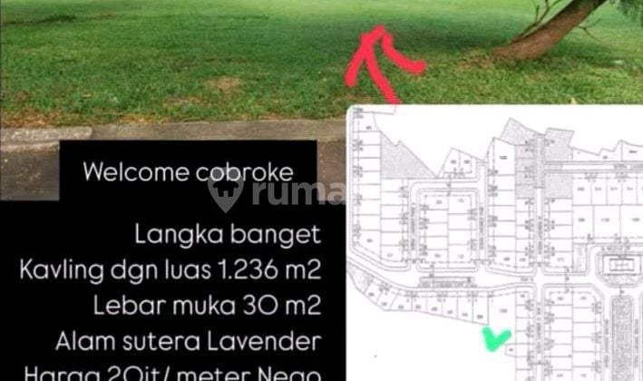 Kavling Alam Sutera Lavender Siap Pakai
